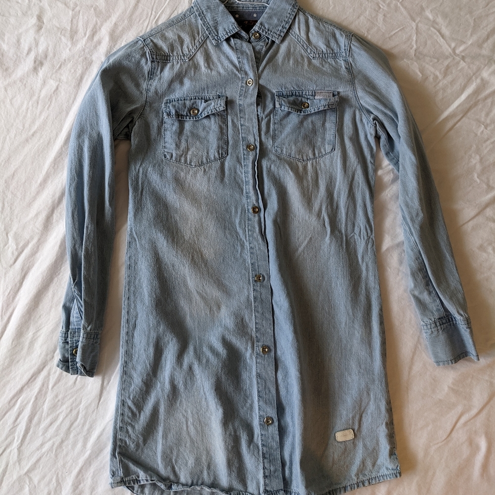 7 For All Mankind kid M Jean Tunic Long Sleeves